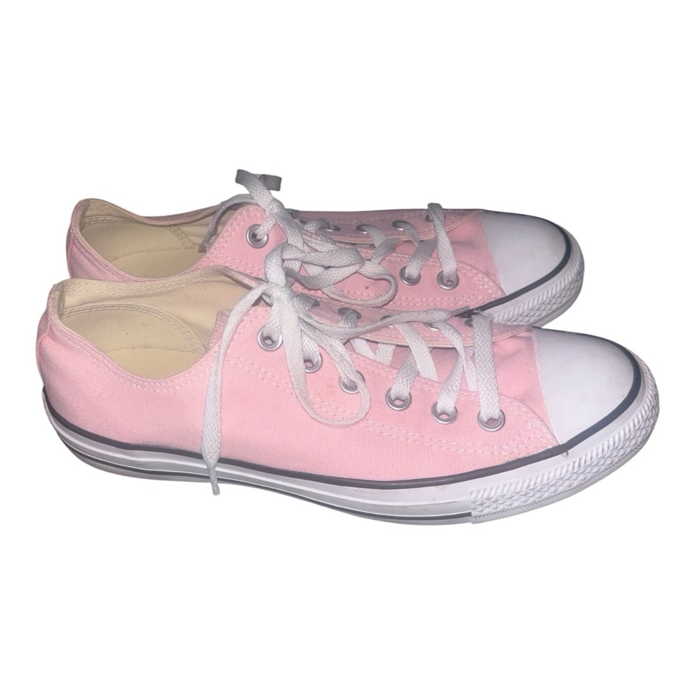 Converse Chuck Taylor All Star low top men's 7 Women 9 Sneakers pink VG